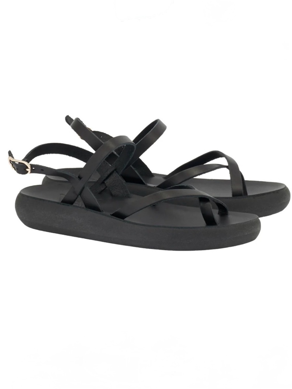 Ancient Greek Sandals Tereza Black Sandals Comfort Sandals US Size 9 Travel